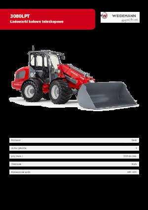 Încărcătoare pe roți Weidemann 3080 LP T 