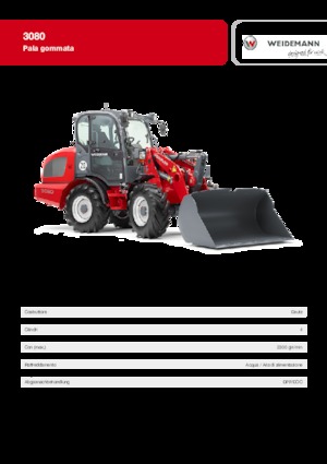 Încărcătoare pe roți Weidemann 3080