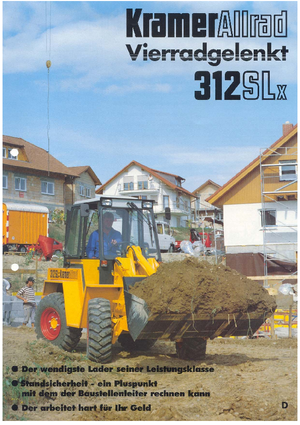 Încărcătoare pe roți Kramer 312 SL