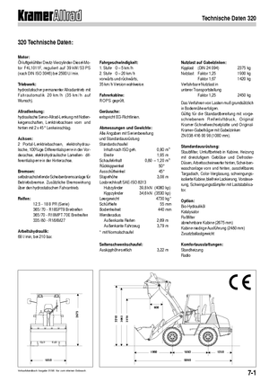 Încărcătoare pe roți Kramer 320