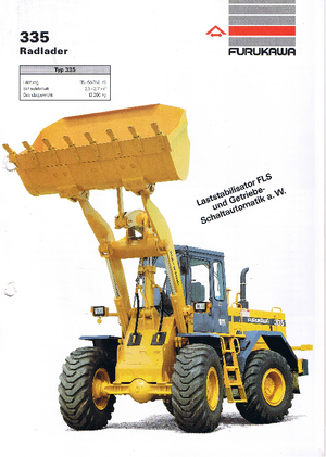 Încărcătoare pe roți Furukawa 335