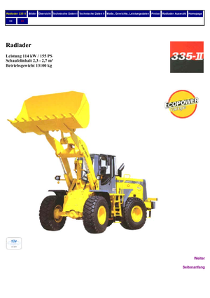 Încărcătoare pe roți Furukawa 335 II