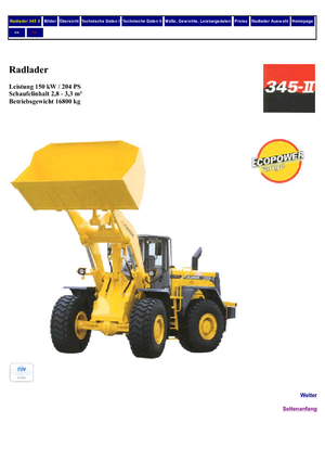 Încărcătoare pe roți Furukawa 345 II