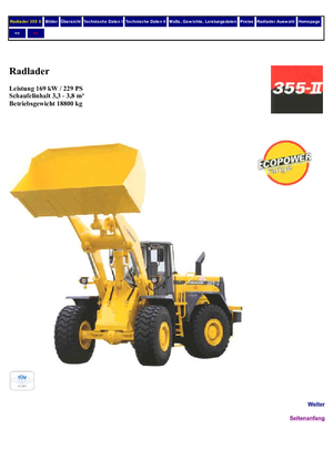 Încărcătoare pe roți Furukawa 355 II