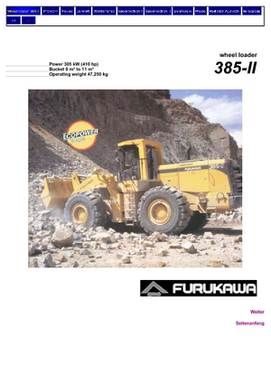 Încărcătoare pe roți Furukawa 385