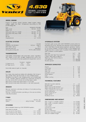 Încărcătoare pe roți Venieri 4.63 G