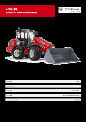 Încărcătoare pe roți Weidemann 4080 LP T 