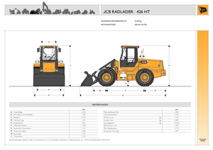 Încărcătoare pe roți JCB 426 HT