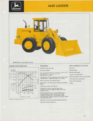 Încărcătoare pe roți John Deere Construction 444 D
