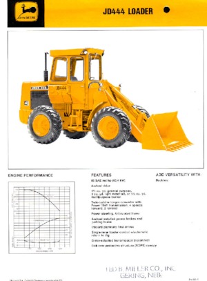 Încărcătoare pe roți John Deere Construction 444