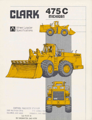 Încărcătoare pe roți Clark Michigan 475C