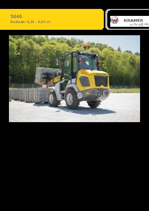 Încărcătoare pe roți Kramer 5040