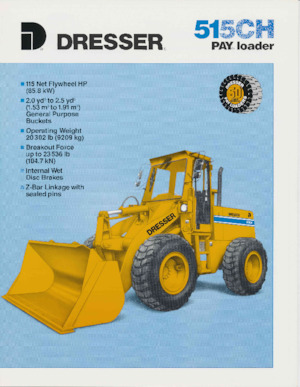 Încărcătoare pe roți Dresser 515 CH