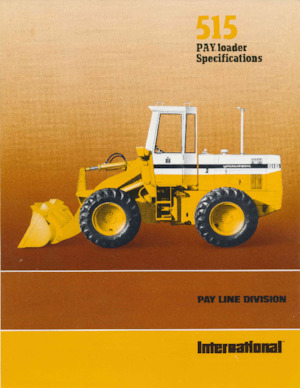 Încărcătoare pe roți International Harvester 515