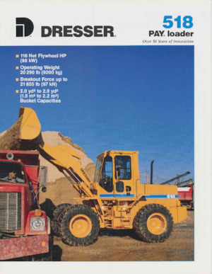 Încărcătoare pe roți Dresser 518