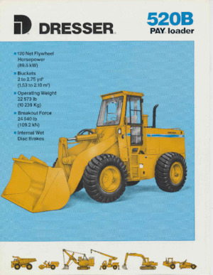 Încărcătoare pe roți Dresser 520 B