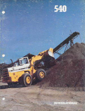 Încărcătoare pe roți International Harvester 540