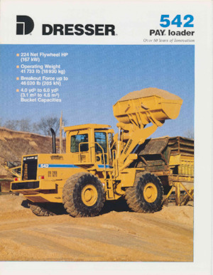 Încărcătoare pe roți Dresser 542