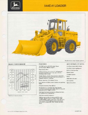 Încărcătoare pe roți John Deere Construction 544 E-H
