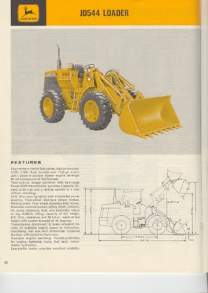 Încărcătoare pe roți John Deere Construction 544