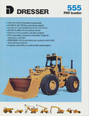 Încărcătoare pe roți Dresser 555