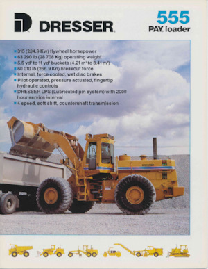 Încărcătoare pe roți International Harvester 555