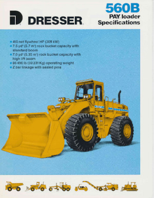 Încărcătoare pe roți Dresser 560 B