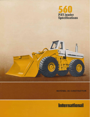 Încărcătoare pe roți International Harvester 560