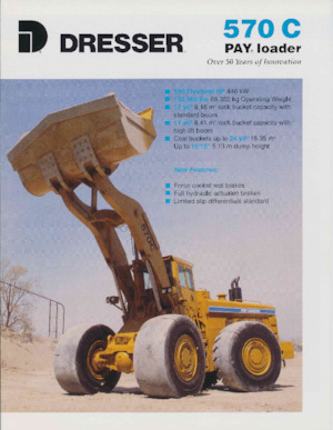 Încărcătoare pe roți Dresser 570 C