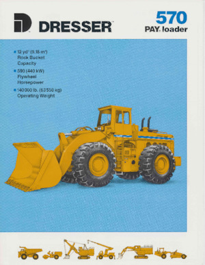 Încărcătoare pe roți Dresser 570