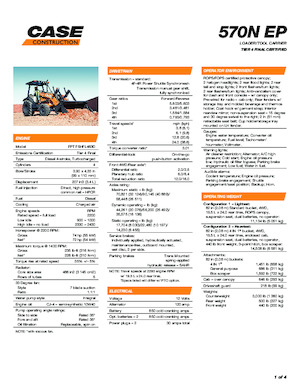 Încărcătoare pe roți Case 570N EP