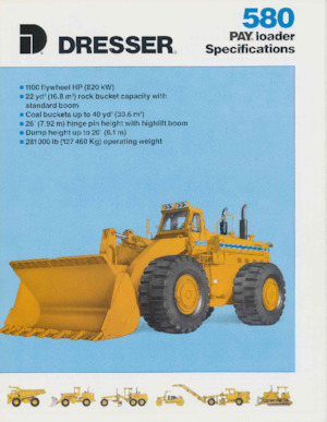 Încărcătoare pe roți Dresser 580