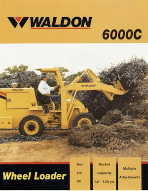 Încărcătoare pe roți Waldon 6000C