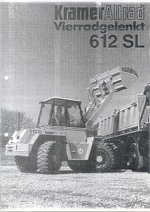 Încărcătoare pe roți Kramer 612 SL