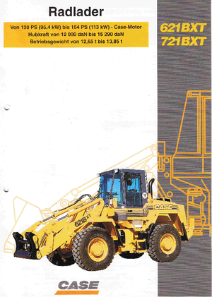 Încărcătoare pe roți Case 721 B XT