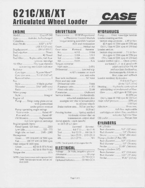 Încărcătoare pe roți Case 621 C