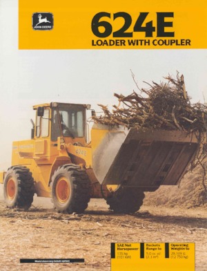 Încărcătoare pe roți John Deere Construction 624 E