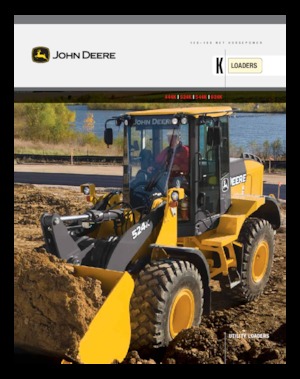 Încărcătoare pe roți John Deere Construction 544 K