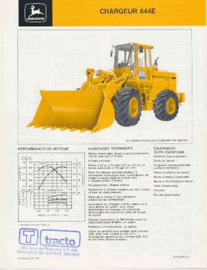 Încărcătoare pe roți John Deere Construction 644 E