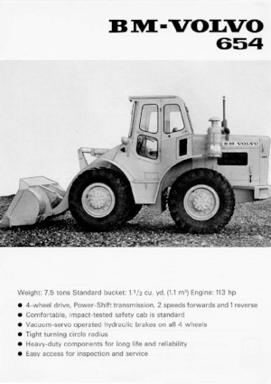 Încărcătoare pe roți Volvo 654