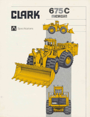 Încărcătoare pe roți Clark Michigan 675C