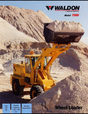 Încărcătoare pe roți Waldon 7000
