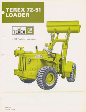 Încărcătoare pe roți Terex 72-51