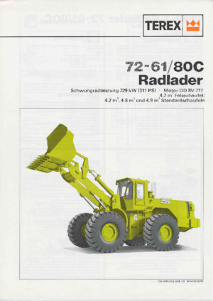 Încărcătoare pe roți Terex 72-61/80 C
