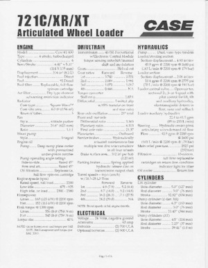 Încărcătoare pe roți Case 721 CXT