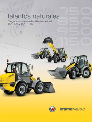 Încărcătoare pe roți Kramer 750