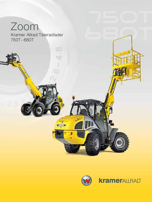 Încărcătoare pe roți Kramer 750 T