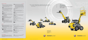 Încărcătoare pe roți Kramer 750 T