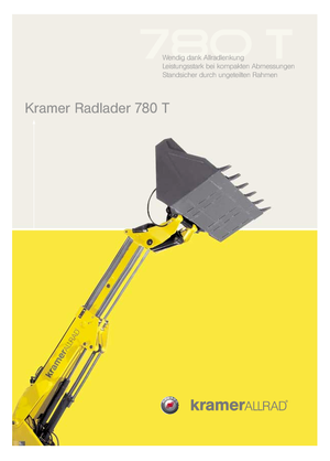 Încărcătoare pe roți Kramer 780 T