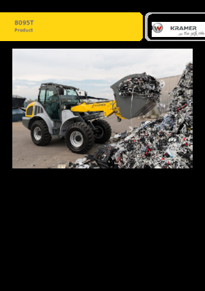 Încărcătoare pe roți Kramer 8095T